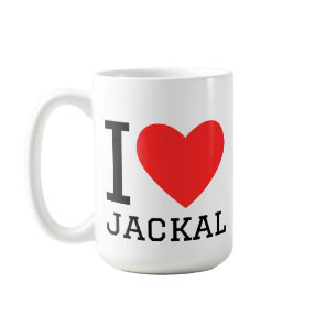 I love jackals  coffee mug