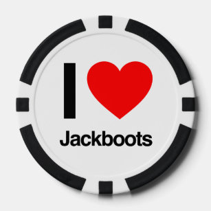 i love jackboots poker chips