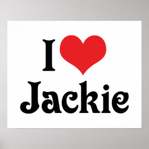 I Love Jackie Poster