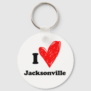 I love Jacksonville Keychain