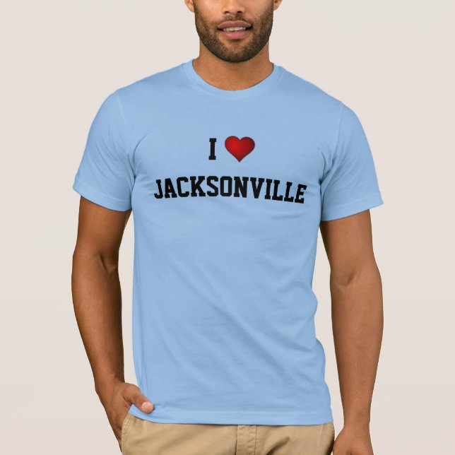 I LOVE JACKSONVILLE t-shirt (Front)