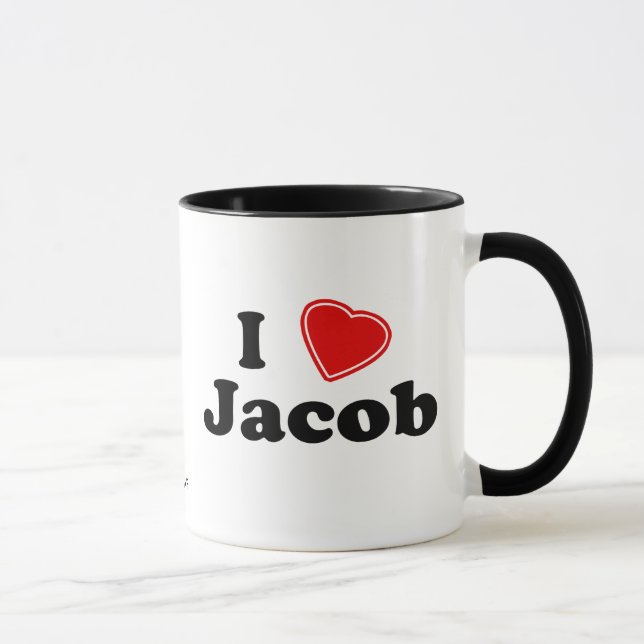 I Love Jacob Mug (Right)