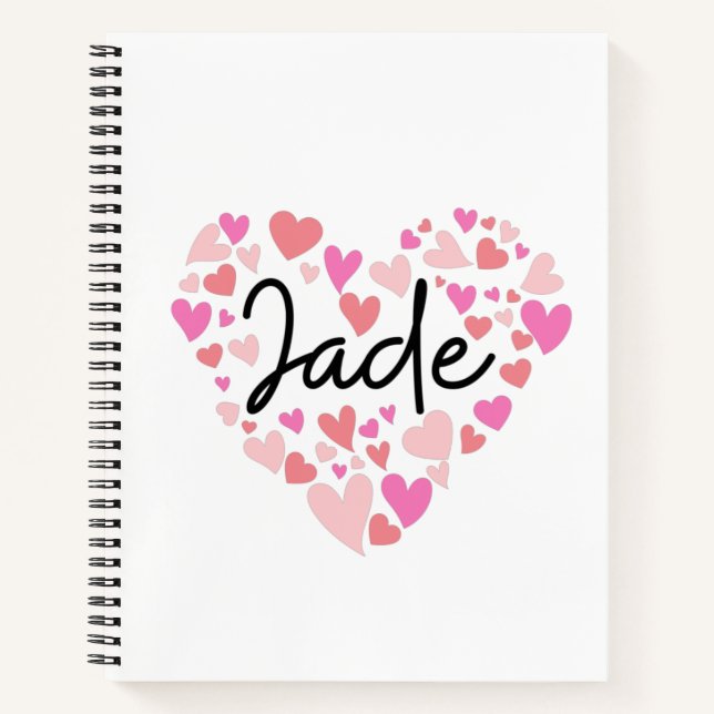 I love Jade Notebook (Front)