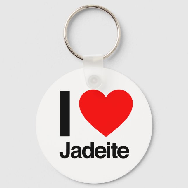 i love jadeite keychain (Front)
