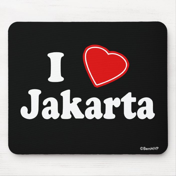 I Love Jakarta Mousepad