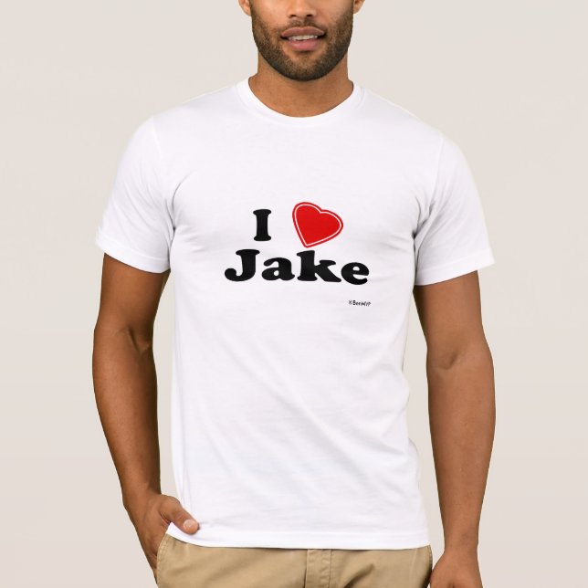 I Love Jake T-Shirt (Front)