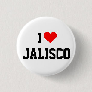 I Love Jalisco Button