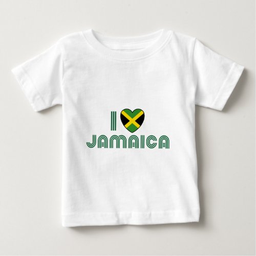 I Love Jamaica Baby T_Shirt