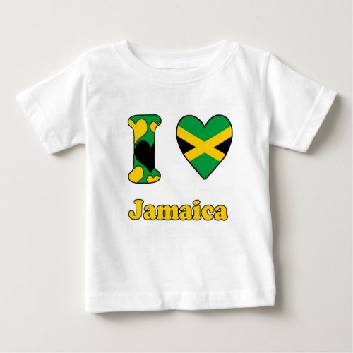 I love Jamaica Baby T_Shirt