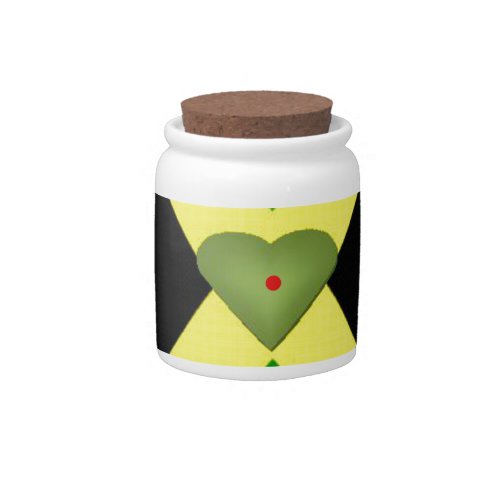 I Love Jamaica Have a Nice Day and a Better Night Candy Jar