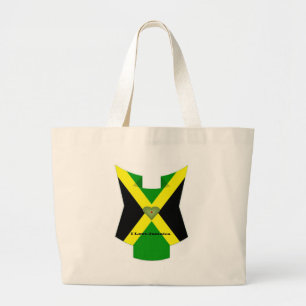 I Love Jamaica Have a Nice Day and a Better Night Large Tote Bag