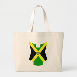 I Love Jamaica Have a Nice Day and a Better Night Large Tote Bag