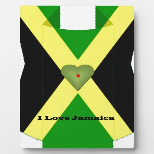 I Love Jamaica Have a Nice Day and a Better Night Plaque