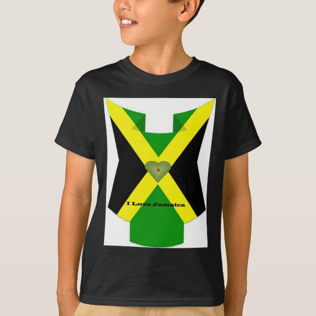 I Love Jamaica Have a Nice Day and a Better Night T-Shirt (Front)