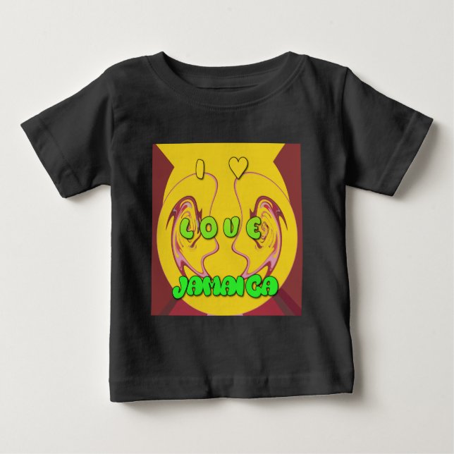 I love Jamaica.png Baby T-Shirt (Front)