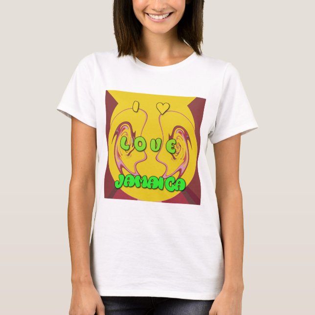 I love Jamaica.png T-Shirt (Front)