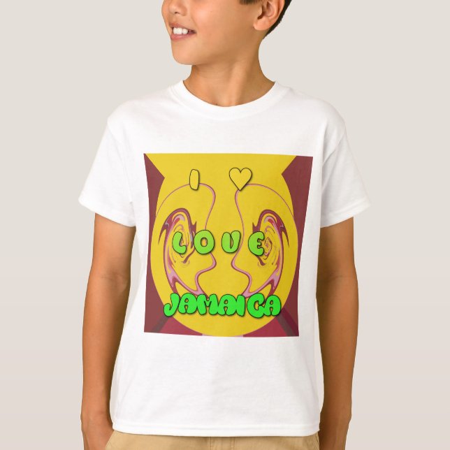 I love Jamaica.png T-Shirt (Front)