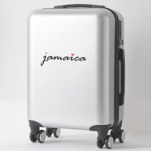 I love Jamaica Sticker