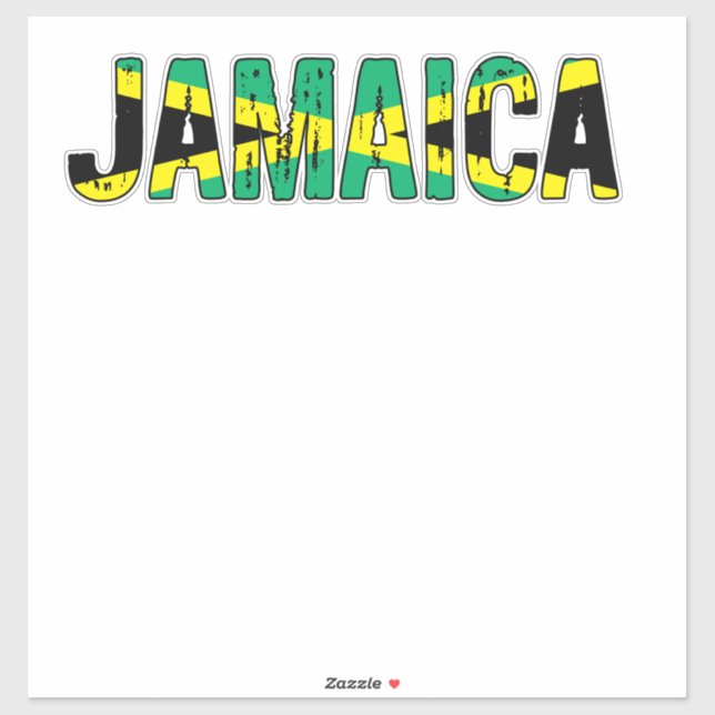 I love Jamaica Sticker (Sheet)