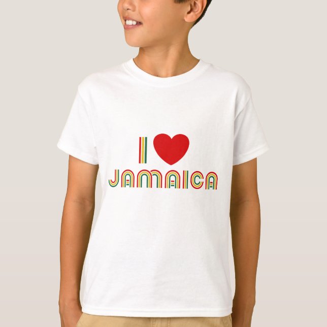 I Love Jamaica T-Shirt (Front)