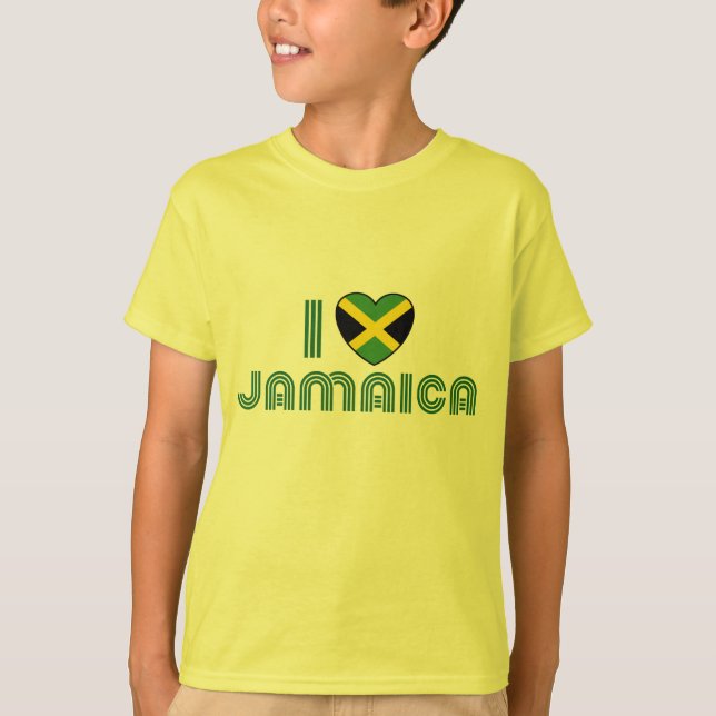 I Love Jamaica T-Shirt (Front)