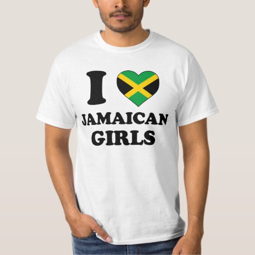 I love Jamaican Girls T_Shirt
