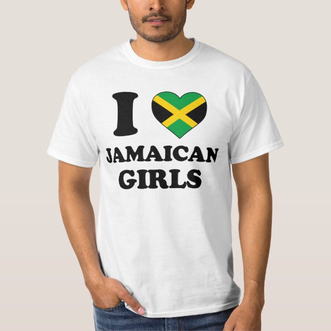 I love Jamaican Girls T-Shirt (Front)