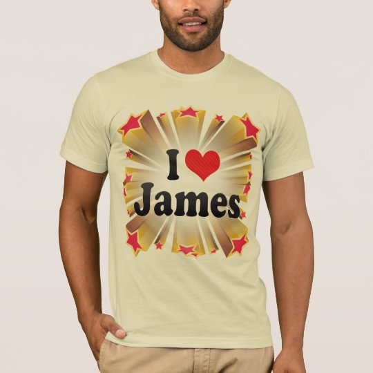I Love James T-Shirt
