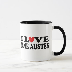 I Love Jane Austen Classic Mug