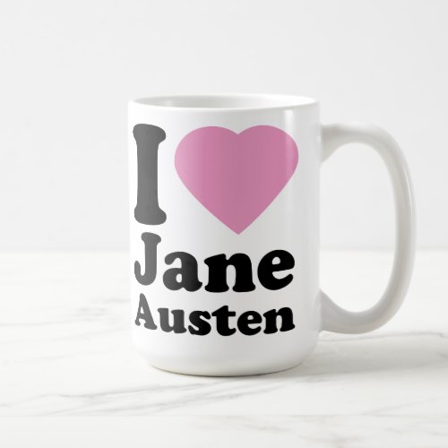 I Love Jane Austen Mug
