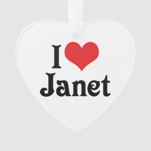 I Love Janet Ornament