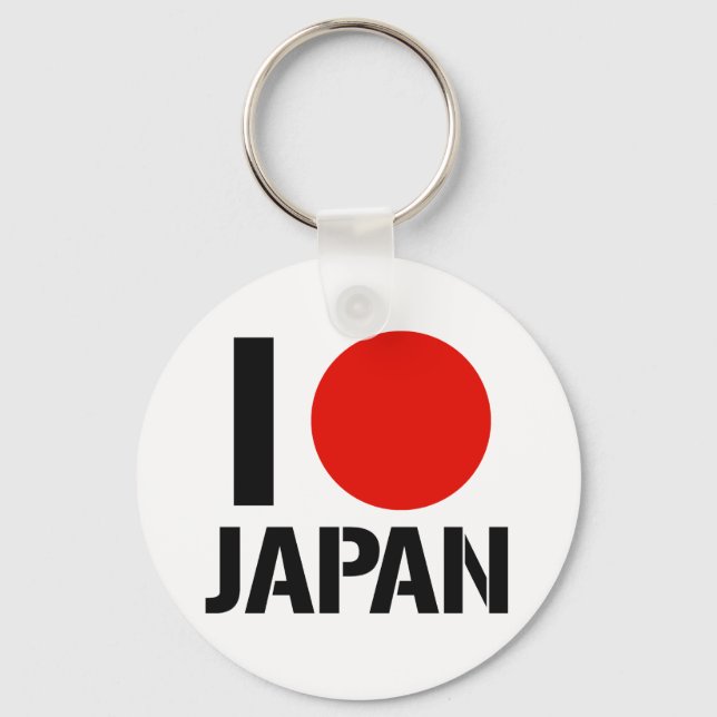 I LOVE JAPAN KEYCHAIN (Front)
