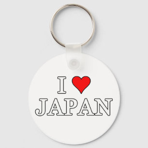 I Love Japan Keychain