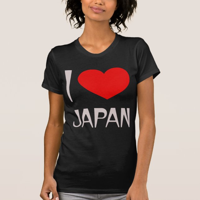 I Love Japan Ladies Petite Tee (Front)