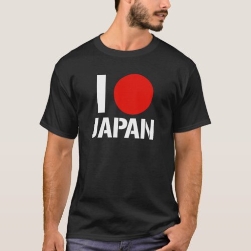 I LOVE JAPAN _ T_Shirt