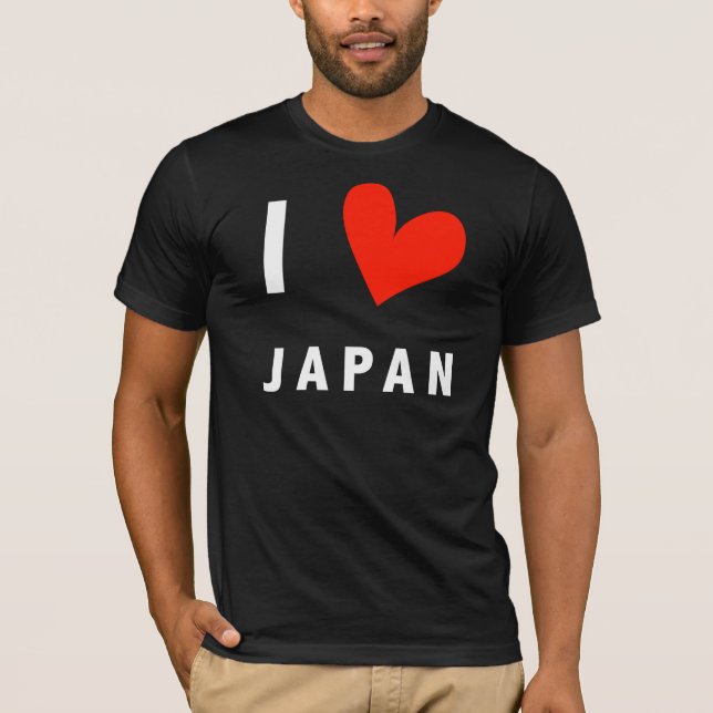 I LOVE JAPAN T-shirt (Front)