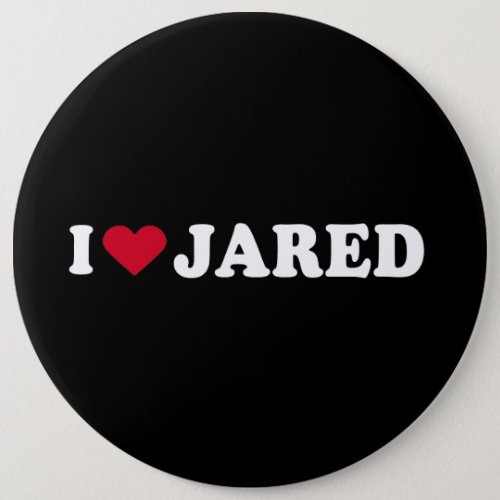 I LOVE JARED PINBACK BUTTON