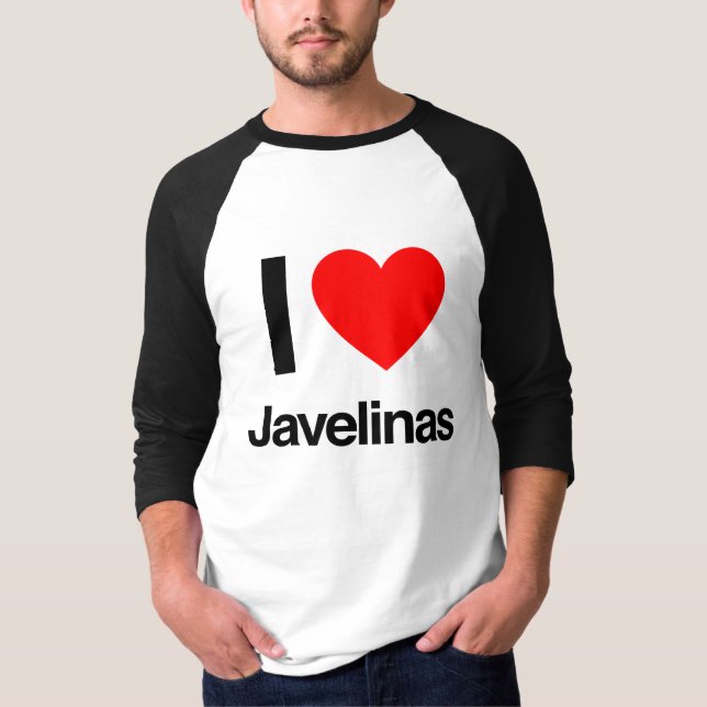 i love javelinas T-Shirt (Front)