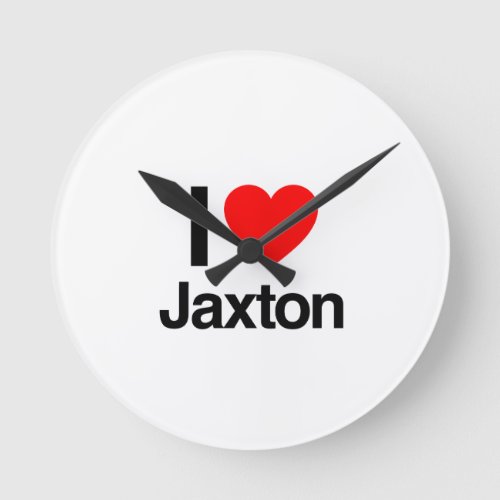 I love jaxton round clock