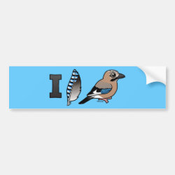 I Love Jays Bumper Sticker