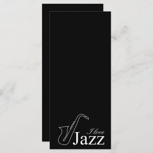I love jazz (Front/Back)