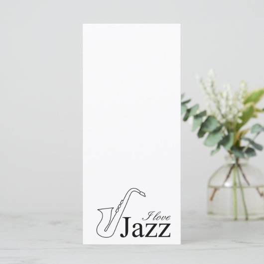 I love jazz (Standing Front)