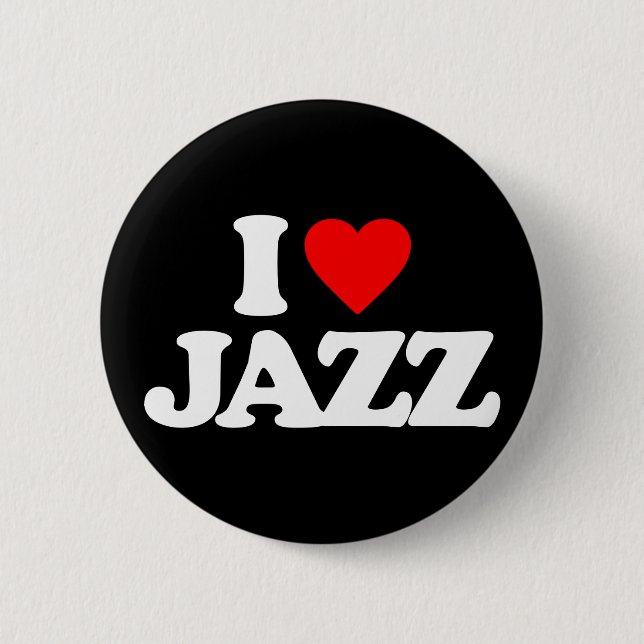 I LOVE JAZZ BUTTON (Front)