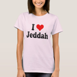 I Love Jeddah, Saudi Arabia T-Shirt