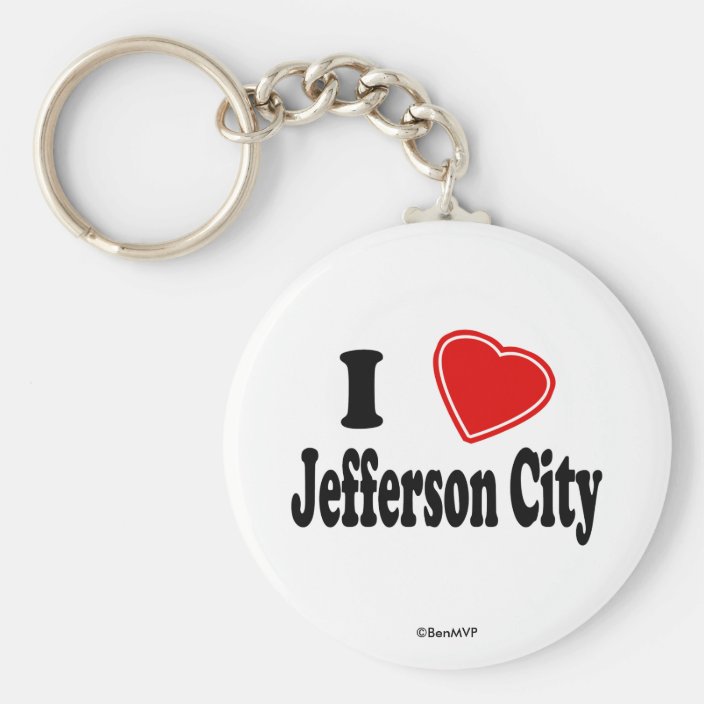 I Love Jefferson City Key Chain