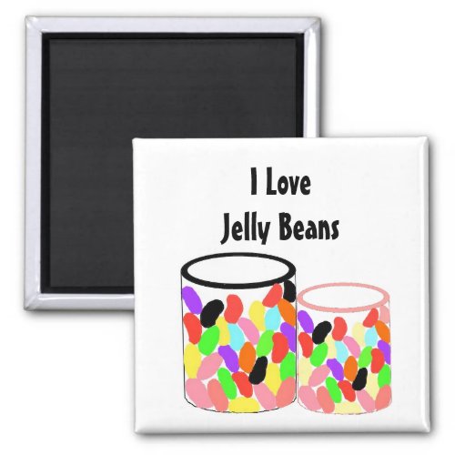 I Love Jelly Beans Magnet