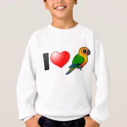 I Love Jenday Conures Kids' American Apparel Organic T-Shirt