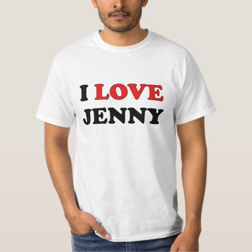 I Love Jenny T_Shirt