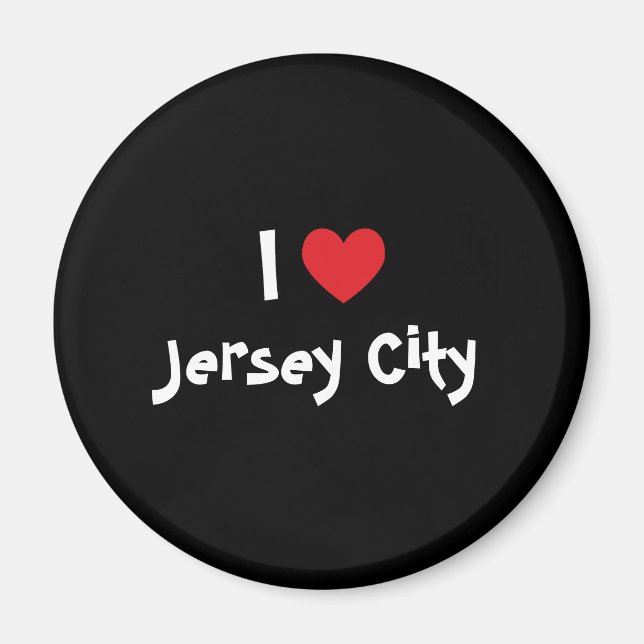 I Love Jersey City Magnet (Front)