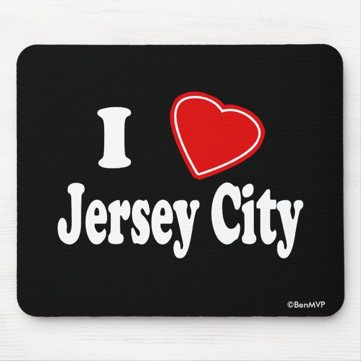 I Love Jersey City Mouse Pad